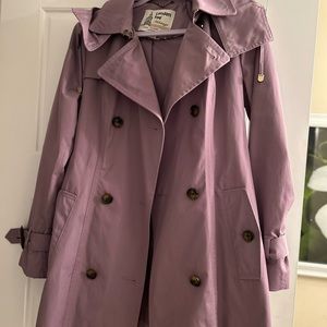 London Fog purple raincoat